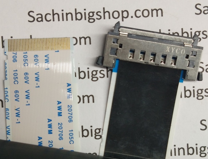 41pin 4k cable 0.5mm pin space Cable length 300mm ((Clip in one end) - Image 3