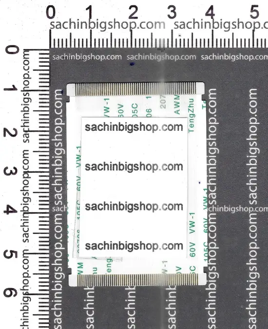 60Pins same cut both side number60-4 FFC Flex Cable (LVDS) - 0.5mm Pitch (Length 5cm)