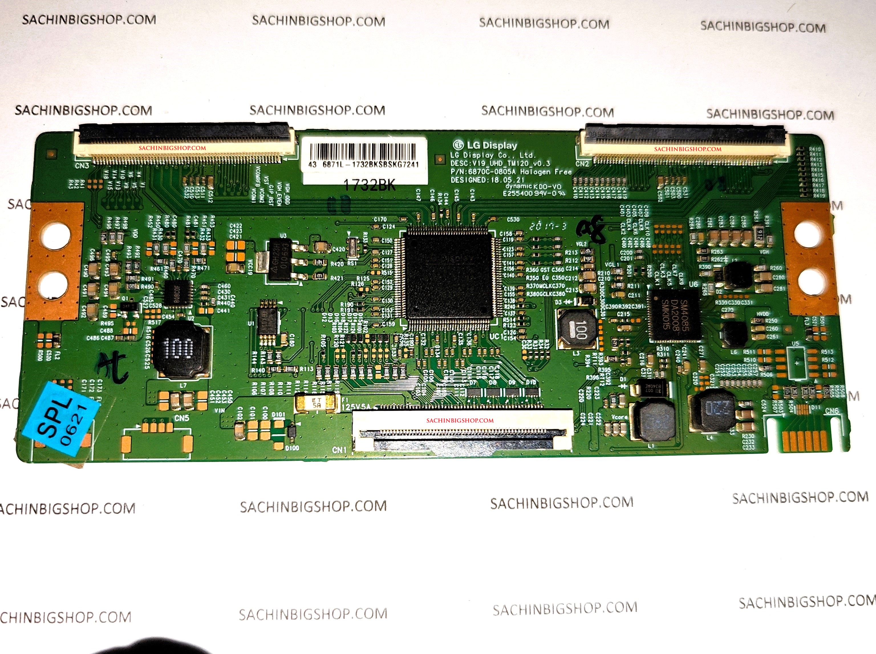 6870C-0805A V19_UHD_TM120 V0.3 6871L-1732BK LG T-Con Board