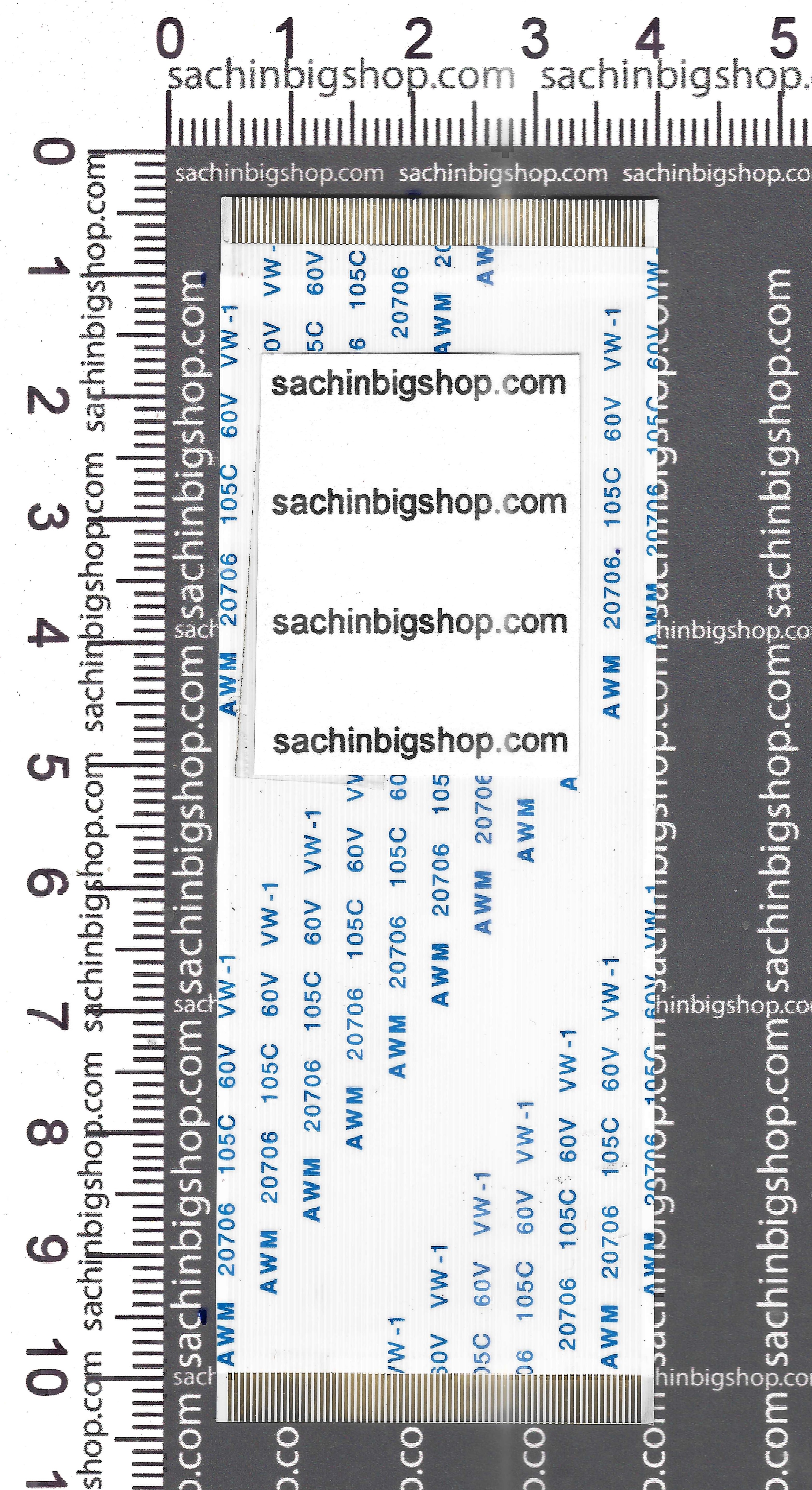 68Pins same cut both side number68-3 FFC Flex Cable (LVDS) - 0.5mm Pitch (Length 10cm)