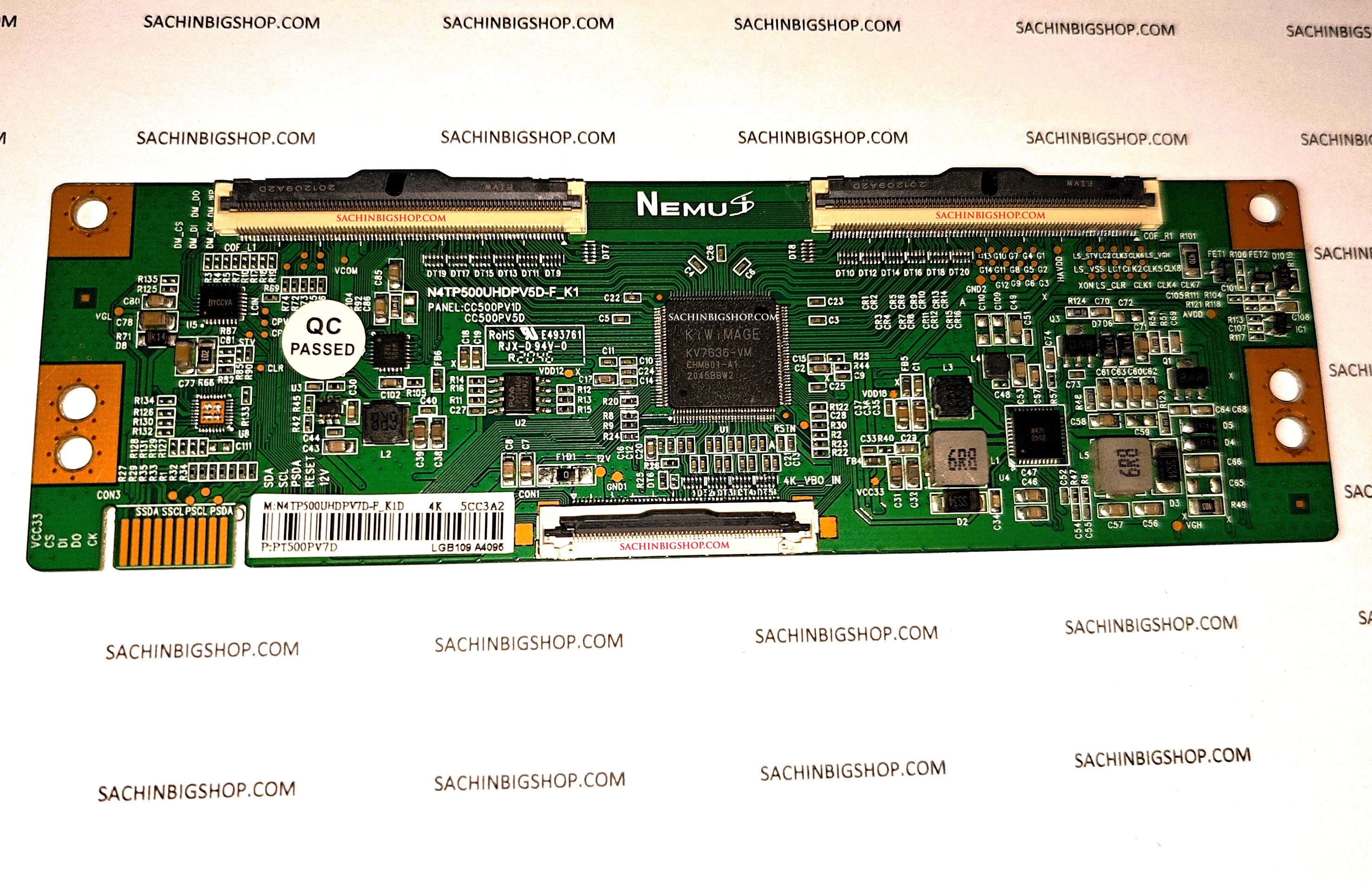 CC500PV7D N4TP500UHDPV7D-F T-CON BOARD