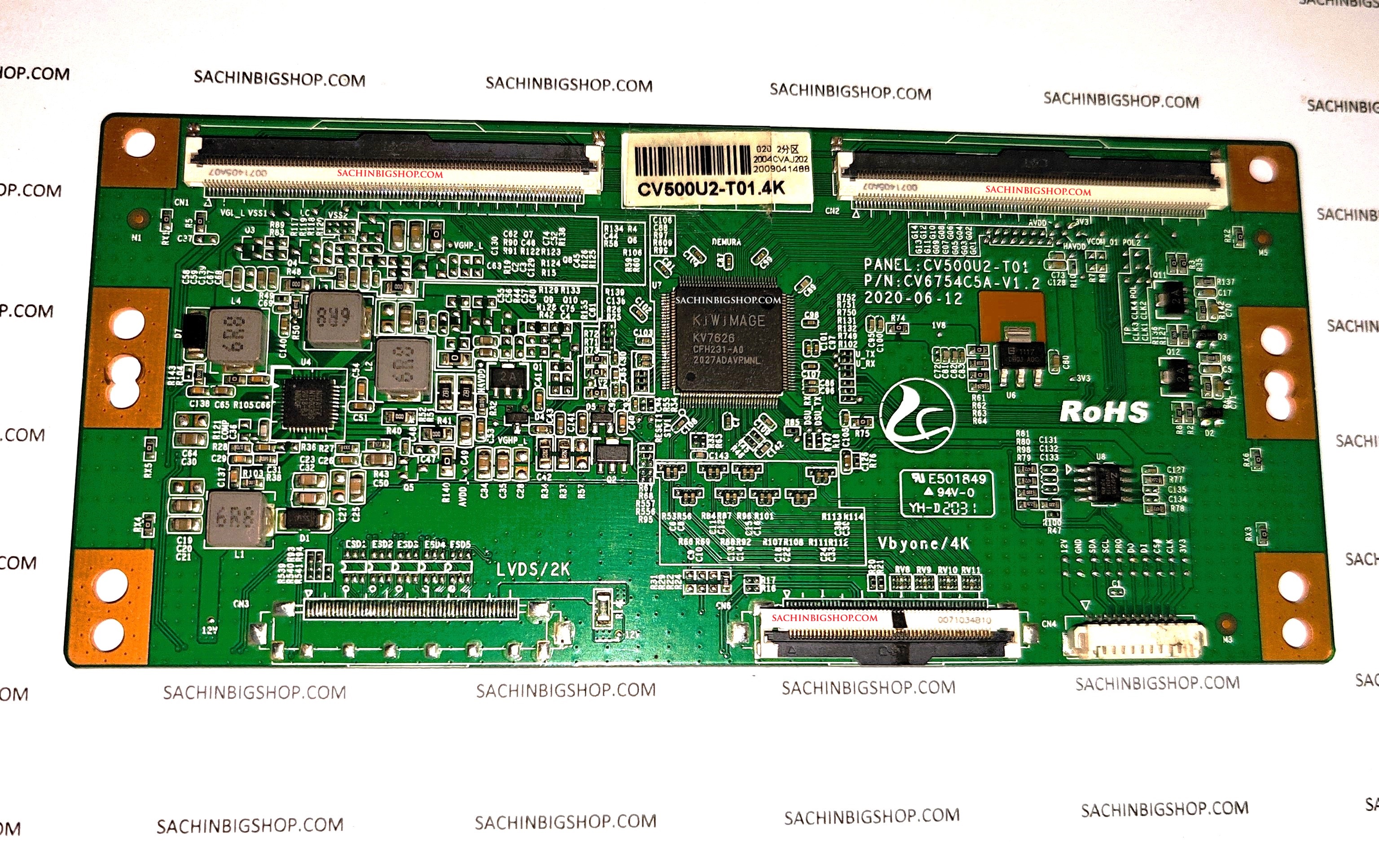 CV500U2-T01 CV6754C5A-V1.2 LED TV T-CON BOARD