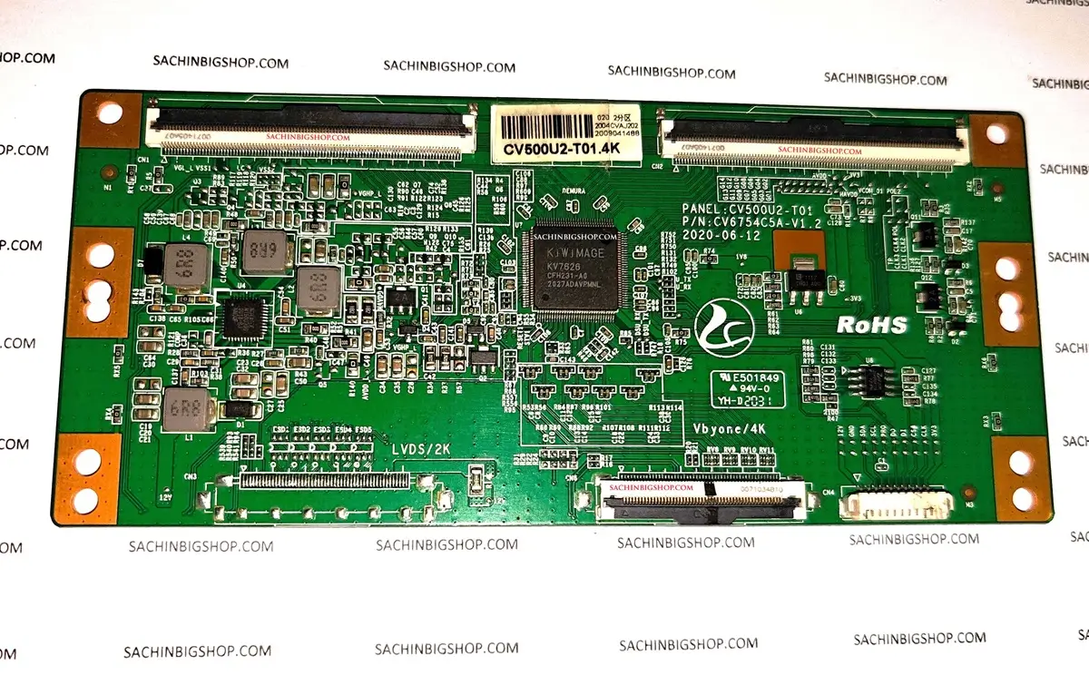 CV500U2-T01 CV6754C5A-V1.2 LED TV TCON BOARD