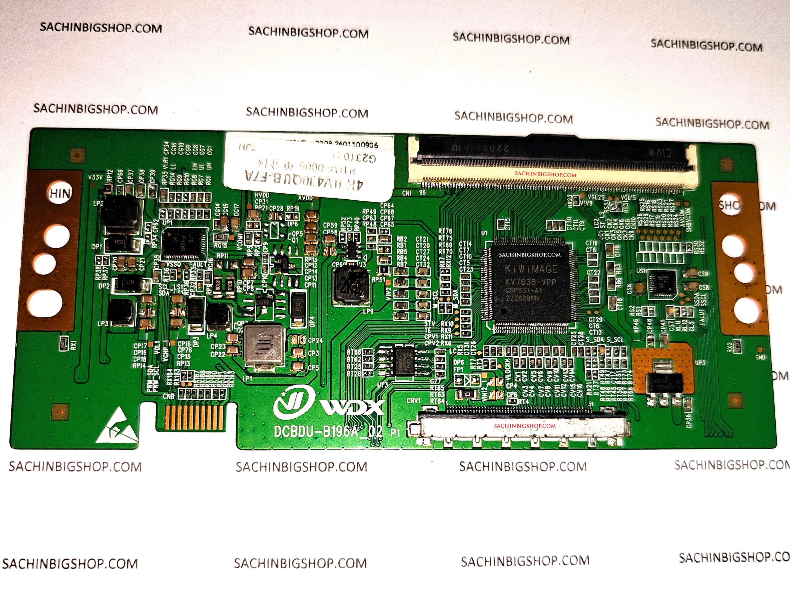 DCBDU-A196A_02 HV430QUB-F7A T-CON BOARD FOR LED TV