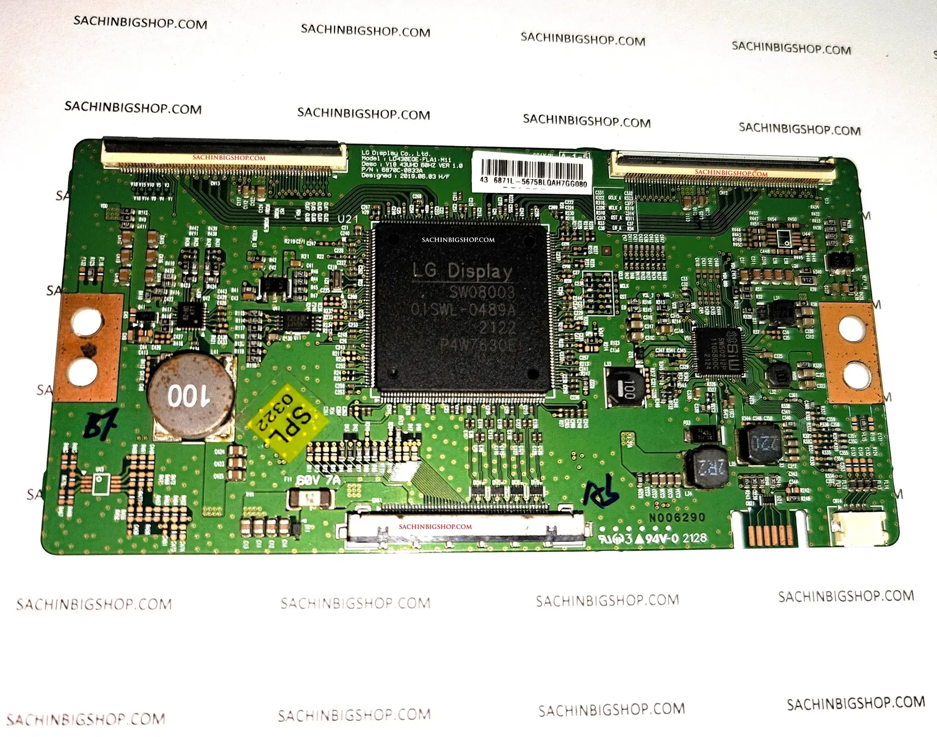 LG LD430EQE-FLA1 TCon Board 6870C-0833A