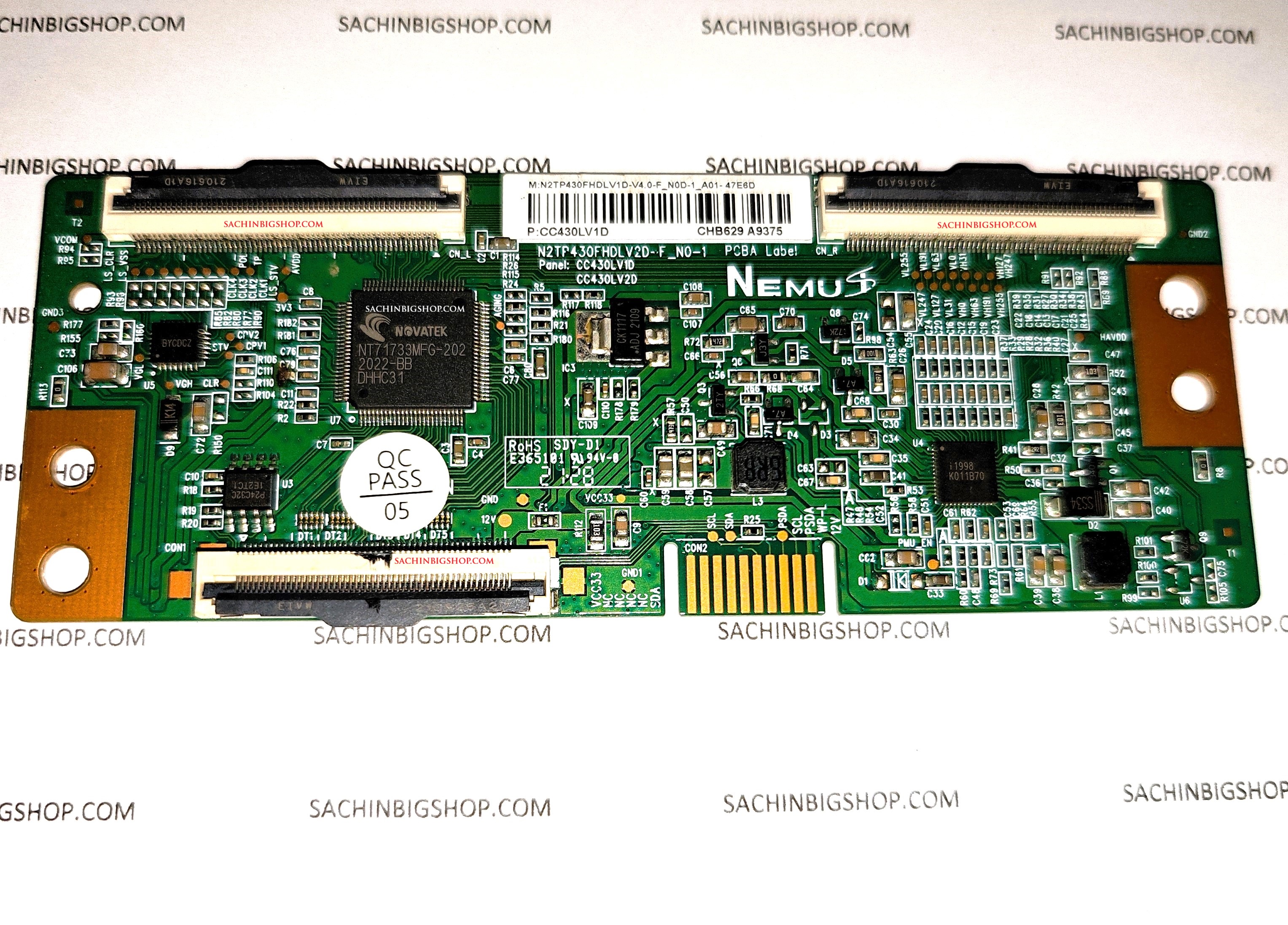 N2TP430FHDL CC430LV2D CC430LV1D TCON BOARD FOR LED TV