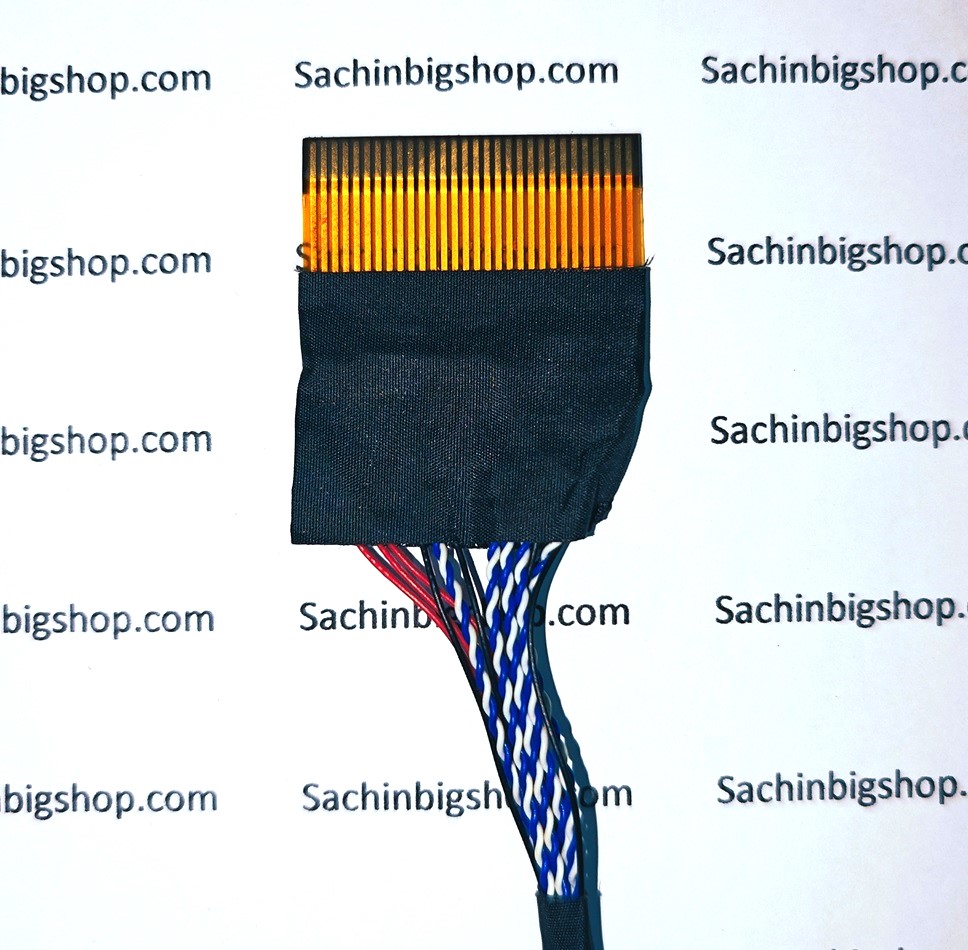 30 Pin 5 Pair Universal to FFC LVDS Cable Left Side-Power